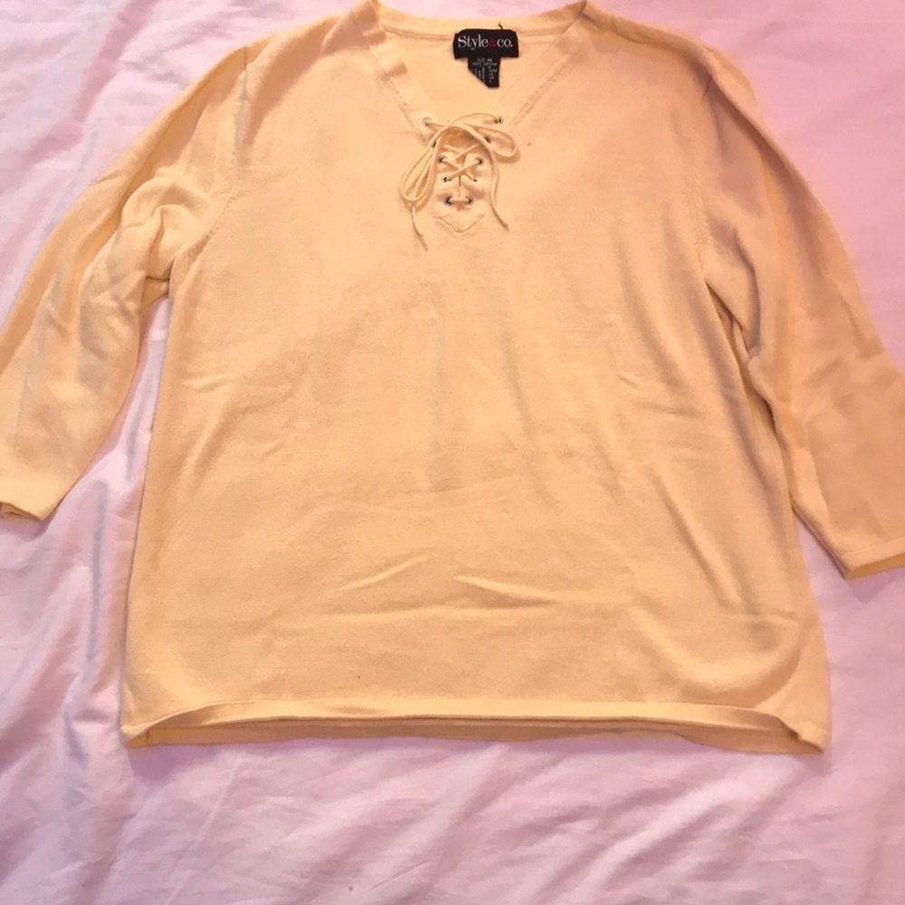 Yellow vintage top